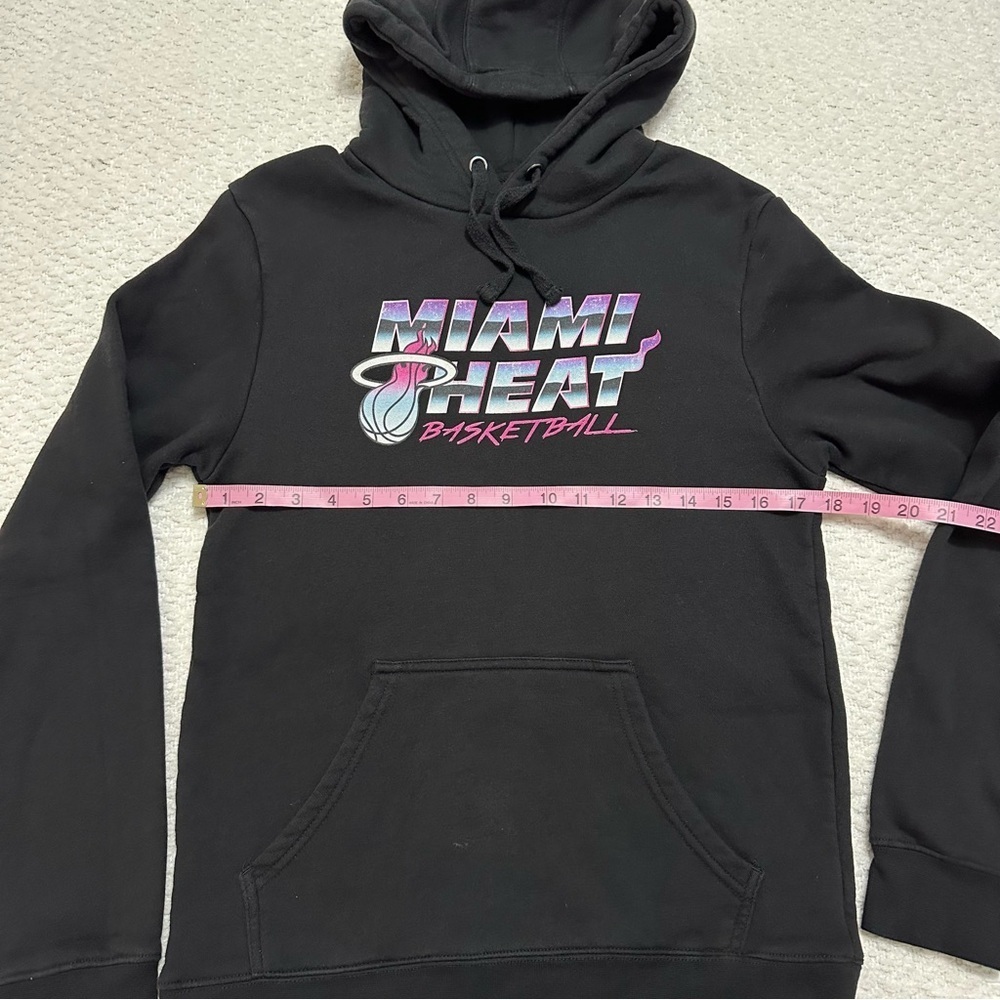 Fanatics Miami Heat Black Miami Nights Pullover Hoodie Men’s Size Small - Picture 4 of 7